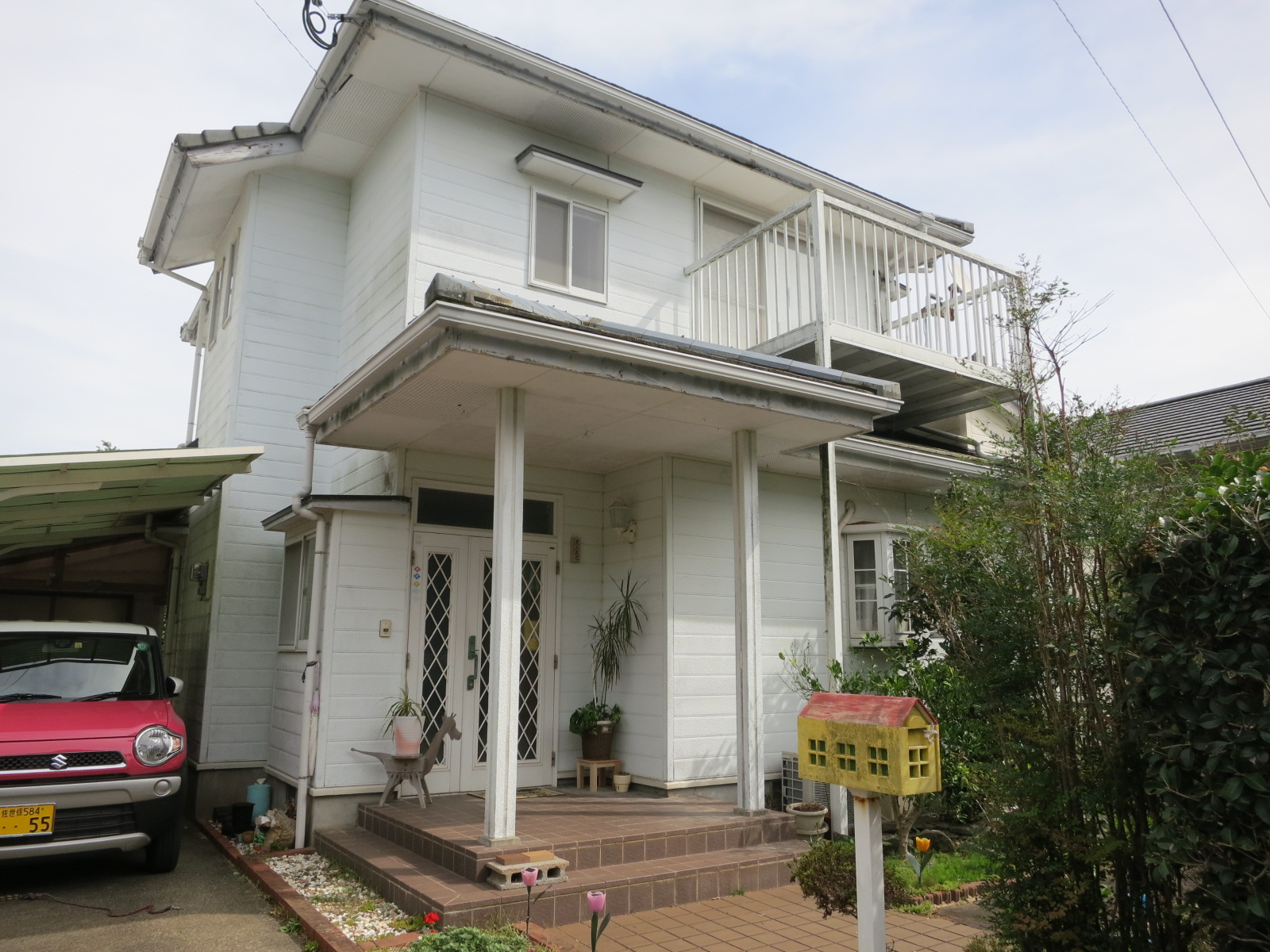 改修前|塗り替え前の外観。